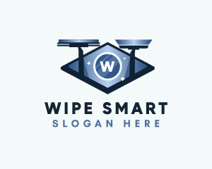 Wiper House Window Cleaning logo design