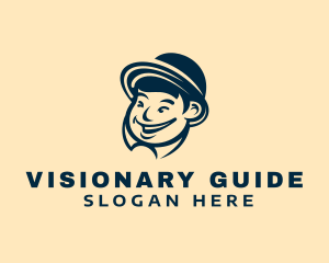 Smiling Chinese Guy logo