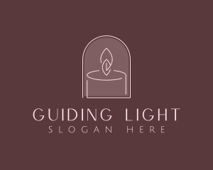 Candle Light Fire logo design