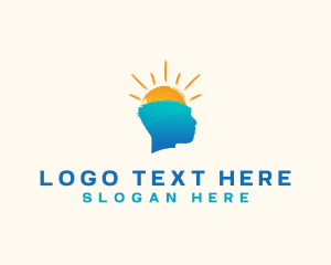 Emotion - Mental Health Sun Therapy logo design