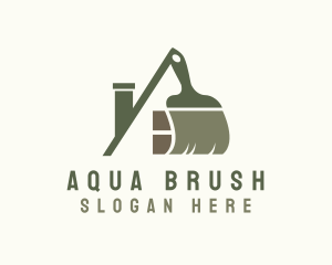 Home Paint Brush logo design