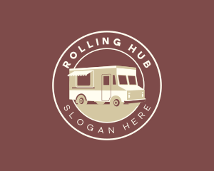 Food Truck Vehicle logo design