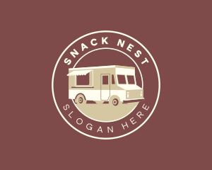 Food Truck Vehicle logo design