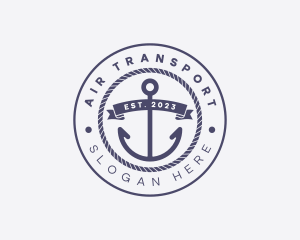 Sailor Anchor Rope logo design