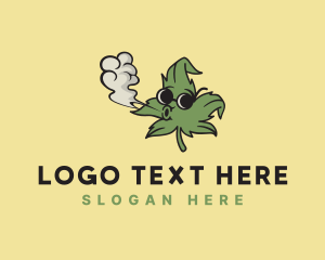 Marijuana Plant Smoke  logo