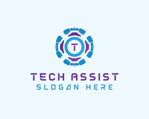 Cyber Tech Developer logo design