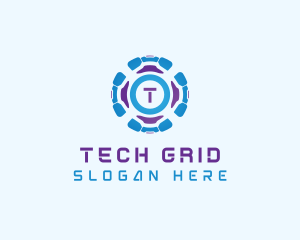 Cyber Tech Developer logo design