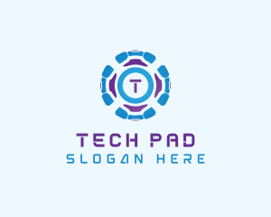 Cyber Tech Developer logo design