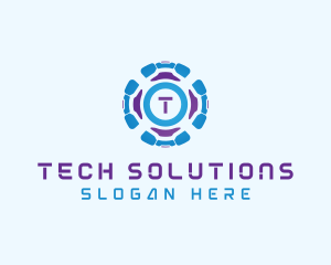 Cyber Tech Developer logo design