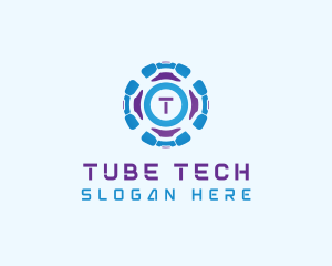 Cyber Tech Developer logo design