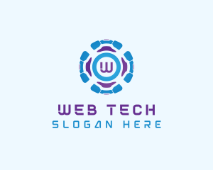 Cyber Tech Developer logo design