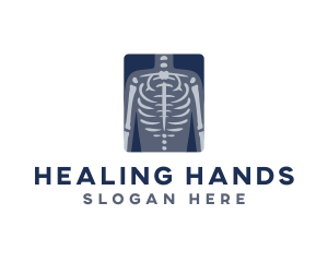 Medical X-ray Scan logo design