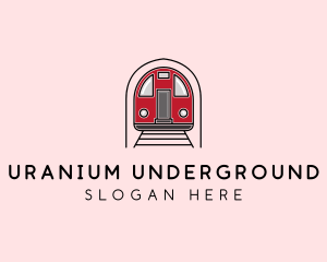 Subway Train Station logo design