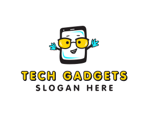 Happy Phone Gadget logo design