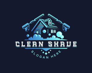 Power Washing Cleaning logo design