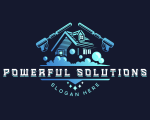 Power Washing Cleaning logo design