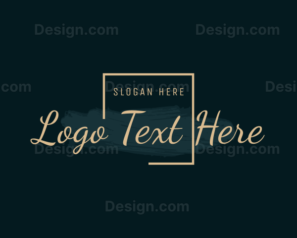 Luxury Brand Wordmark Logo