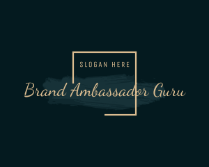 Luxury Brand Wordmark logo design