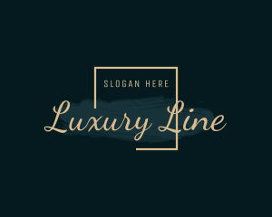 Luxury Brand Wordmark logo design