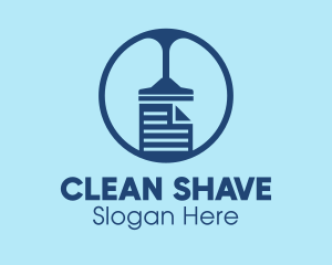 Vacuum Cleaning File logo design