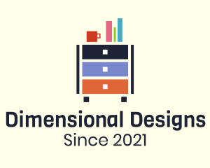 Cabinet Interior Design logo design