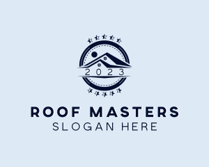 Roof Residential Roofing logo design