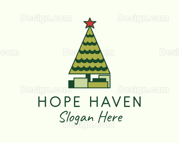 Christmas Tree Gift Logo