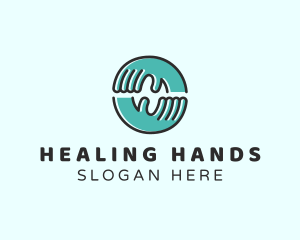 Healing Hand Massage logo design