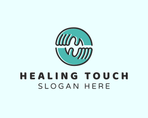 Healing Hand Massage logo design