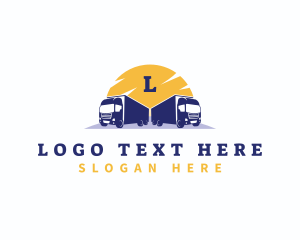 Logistic Delivery truck logo