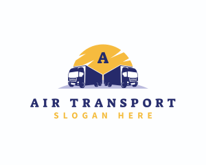 Logistic Delivery truck logo design