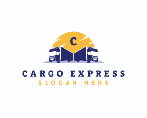 Logistic Delivery truck logo design