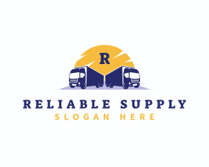 Logistic Delivery truck logo