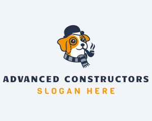 Detective Pet Dog  logo design