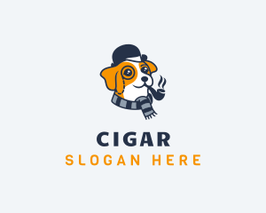 Detective Pet Dog  logo design