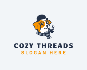 Detective Pet Dog  logo design