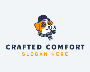 Detective Pet Dog  logo design