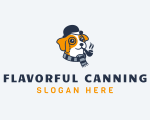 Detective Pet Dog  logo design