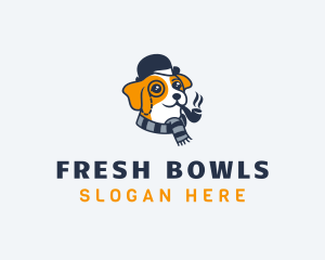 Detective Pet Dog  logo design