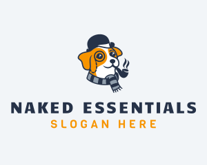 Detective Pet Dog  logo design