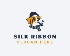 Detective Pet Dog  logo design