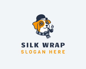 Detective Pet Dog  logo design