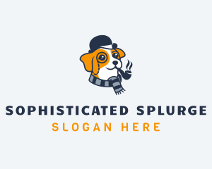 Detective Pet Dog  logo design