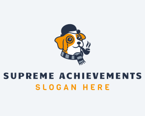 Detective Pet Dog  logo design