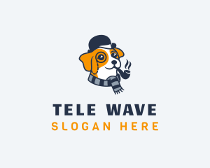 Detective Pet Dog  logo design