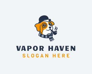 Detective Pet Dog  logo design