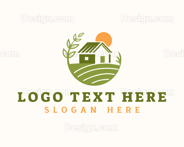 Plant Farm Landscaping Logo