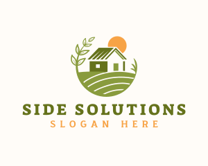 Plant Farm Landscaping logo design