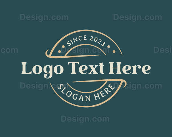 Rustic Retro Diner Banner Logo