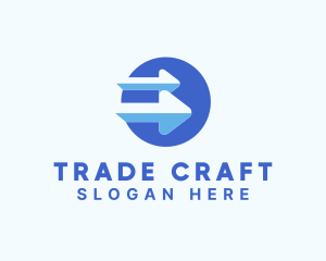 Logistics Trade Arrow  logo